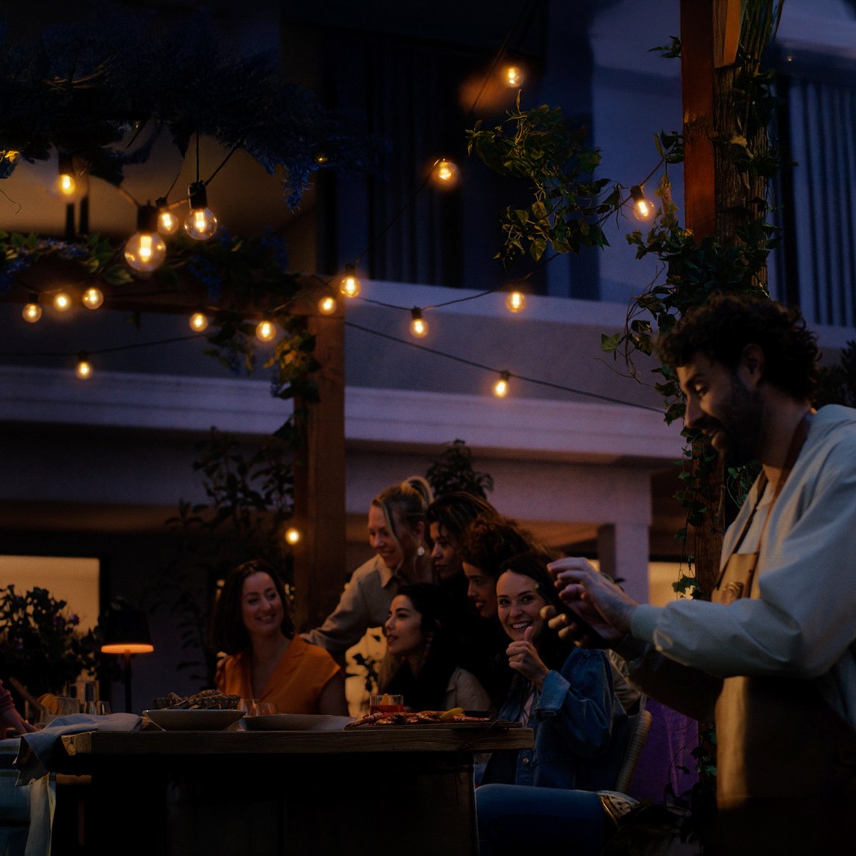 Philips Hue Festavia outdoor lichtsnoer met globe-lampen – 21 meter – 30 lampen – foto 6