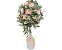 Luxe Kunstbloemen Boeket – Zijden Bloemen – Duurzame Kunstplanten – Perfect Cadeau voor Vrouw of Moeder