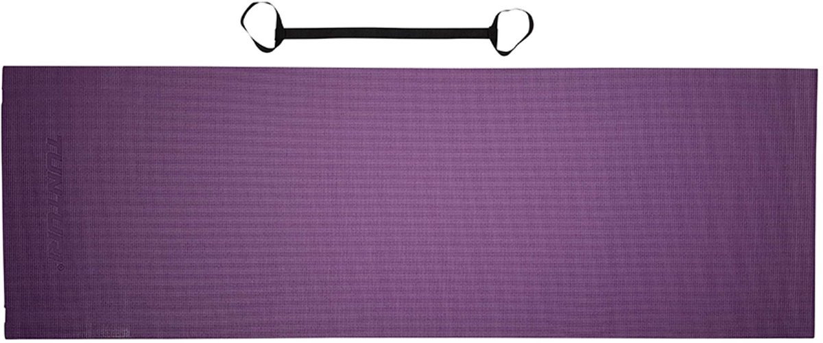 Tunturi PVC Yogamat - Fitnessmat 4mm dik - Paars thumbnail 5