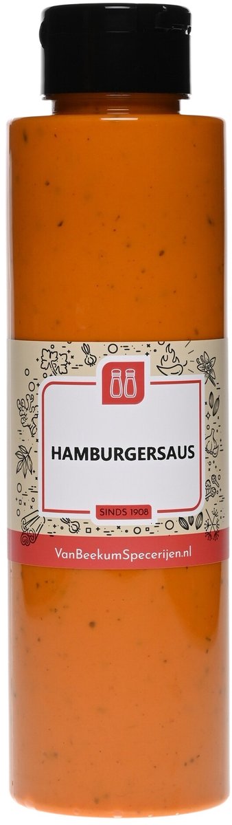Van Beekum Specerijen - Hamburgersaus - Knijpfles 250 ml