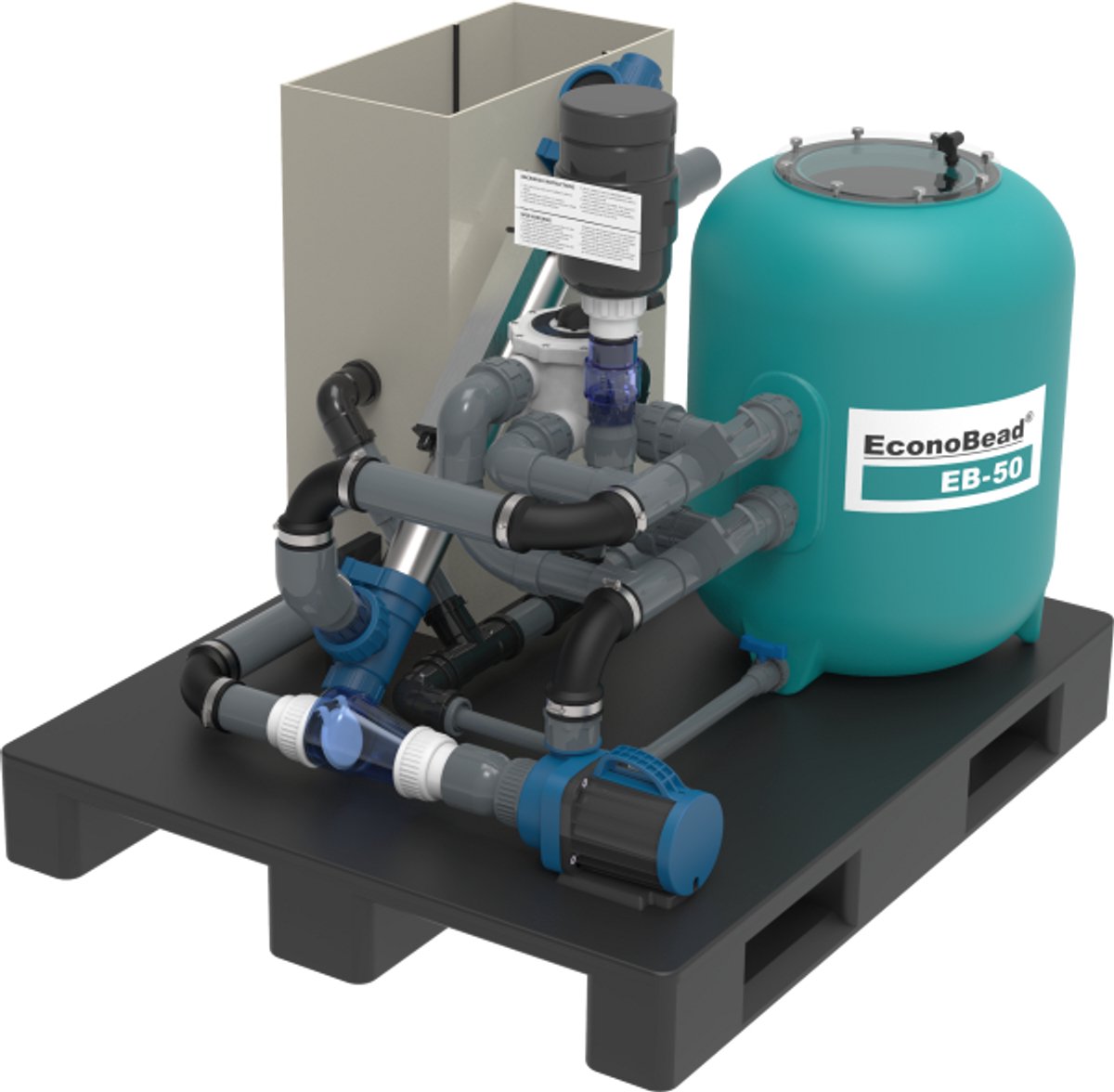 AquaForte beadfilter compleet filtersysteem EB50
