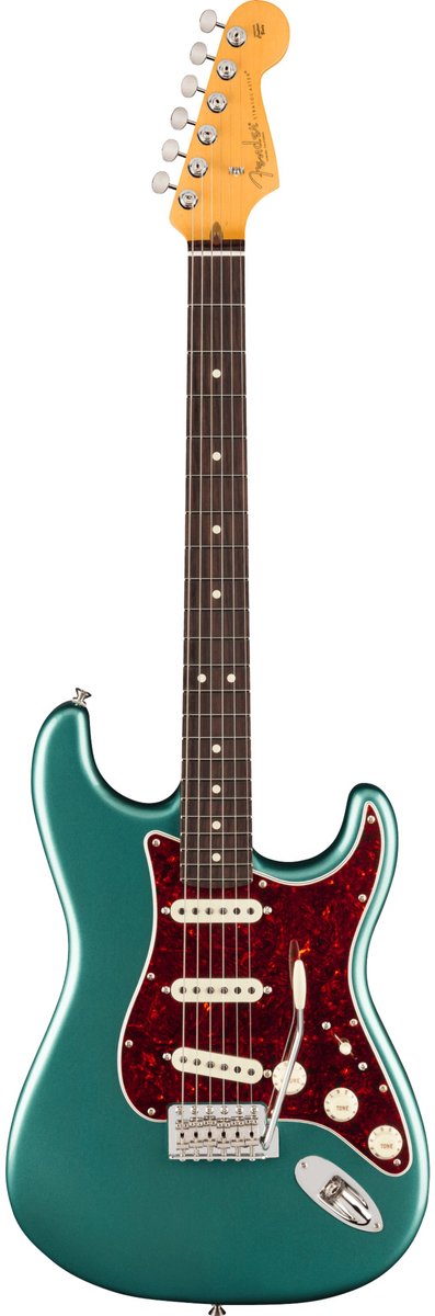 Fender American Professional Classic Stratocaster RW Faded Sherwood Green Metallic - ST-Style elektrische gitaar