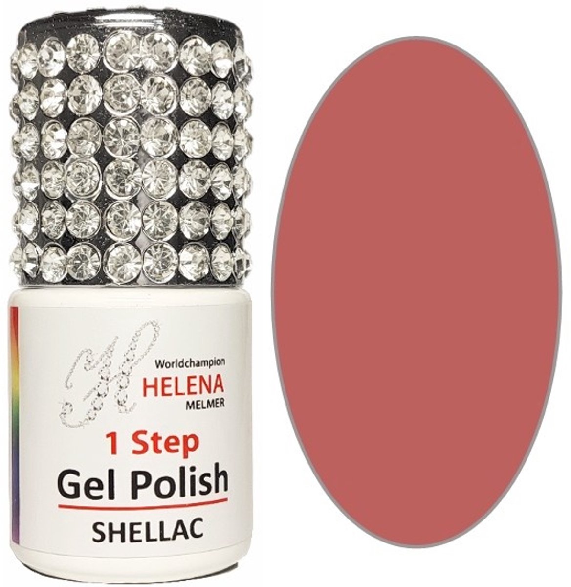 Helen - 1 Step Gel Polish - Diep Oranje - 011