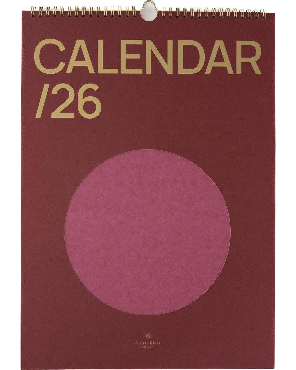 A-Journal - Wandkalender A3 - 2026 - Multicolor
