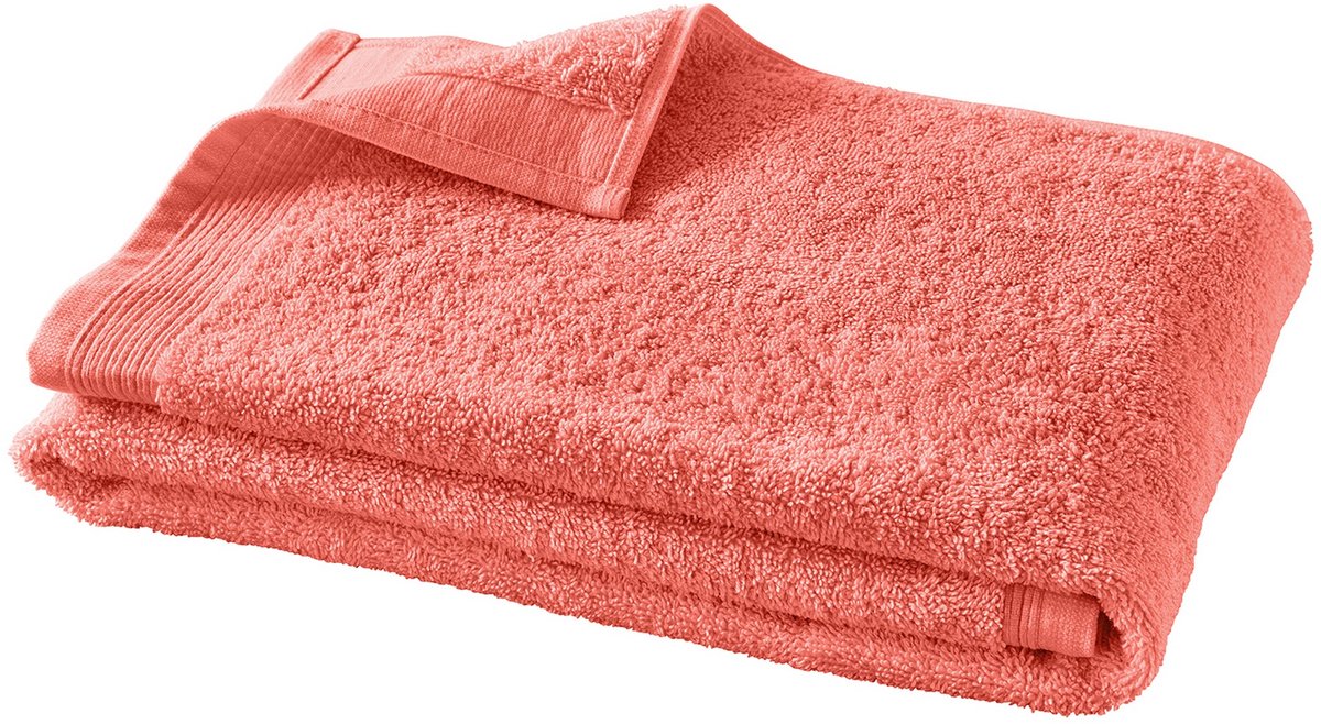 Blanc des Vosges Luxe Badhanddoek Uni - corail - 50x100 cm - 100% microkatoen - 600 g/m²