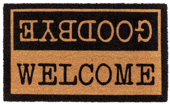 Hamat Deurmat Welcome goodbye 45x75cm