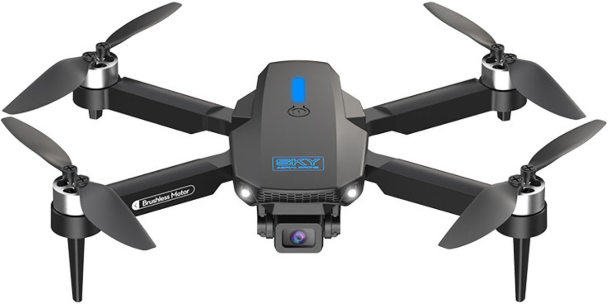 SefSay E88 Max Drone - Drone met dubbele HD camera - Borstelloze motoren - 3 batterijen en een opbergtas - Geschikt voor kinderen en volwassenen — afbeelding 10