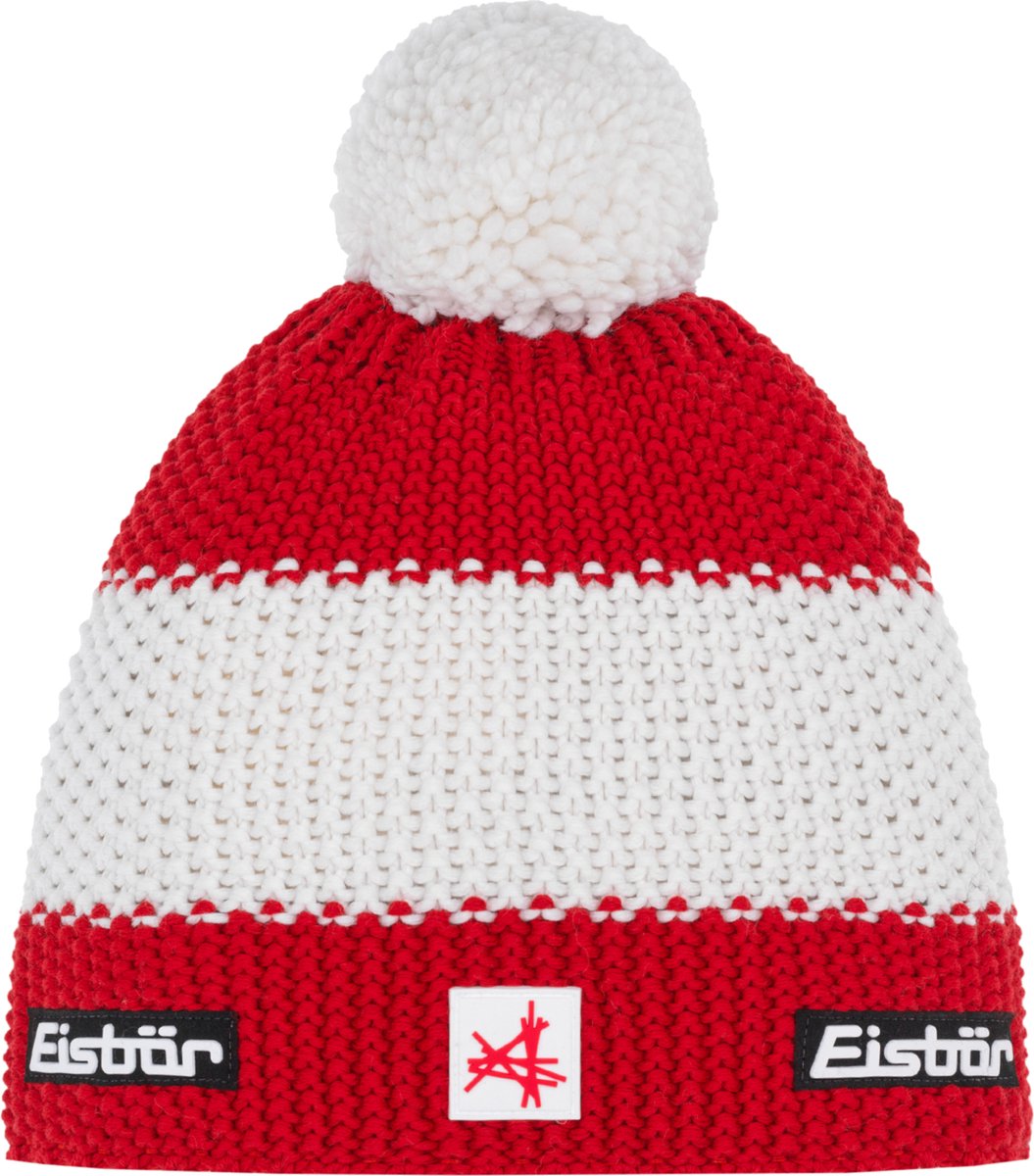 Eisbar Star Pompon MĂś SKA, Unisex, Rood, Muts, maat: One size