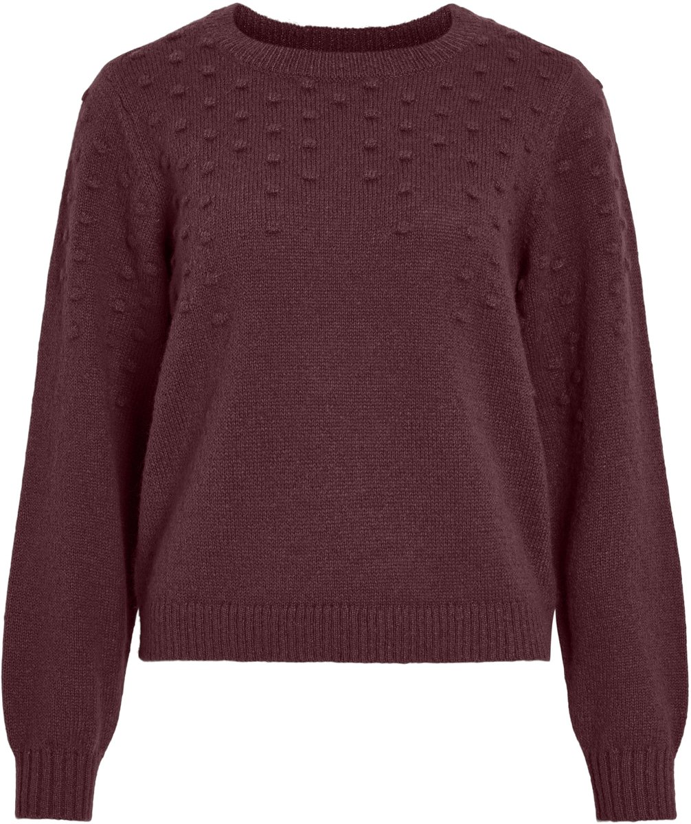 VILA - VITULI O-NECK L/S DOT KNIT TOP-NOOS - Dames - Gebreide truien
