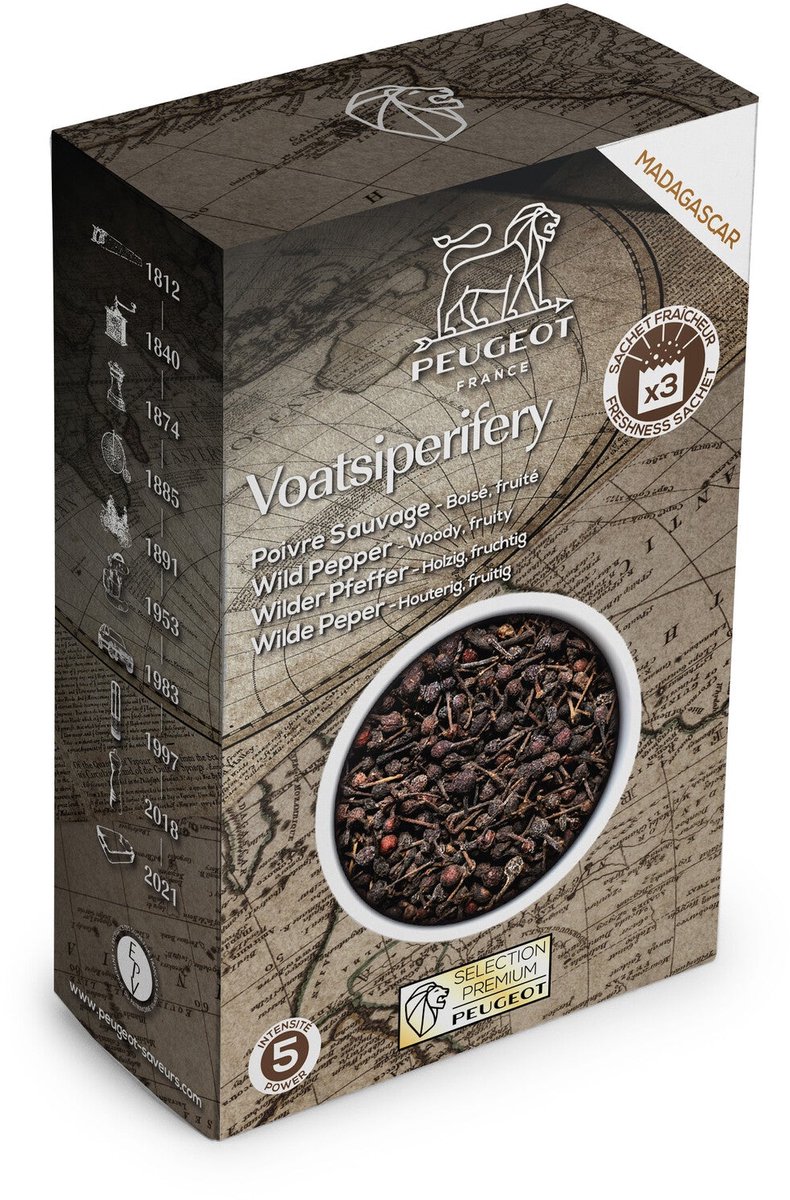 Peugeot Voatsiperifery Wilde Peper Zakjes - 3x20 G
