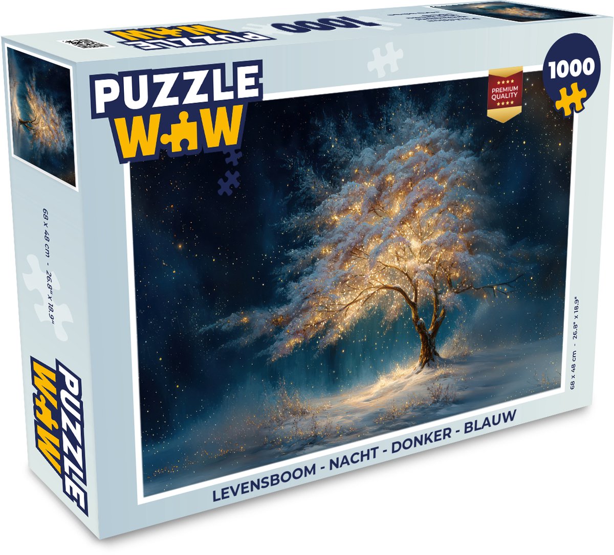 Levensboom - Nacht - Donker - Blauw