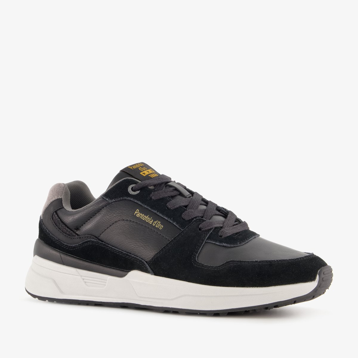 Pantofola d'Oro heren sneakers zwart - Maat 41 - Uitneembare zool