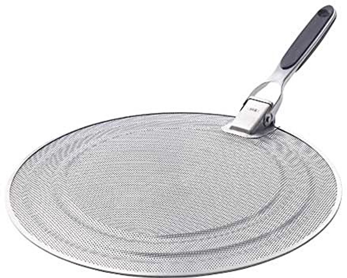 Splatter Screen met Vouwhandvat voor Koken - Bescherming tegen Vet en Spatten