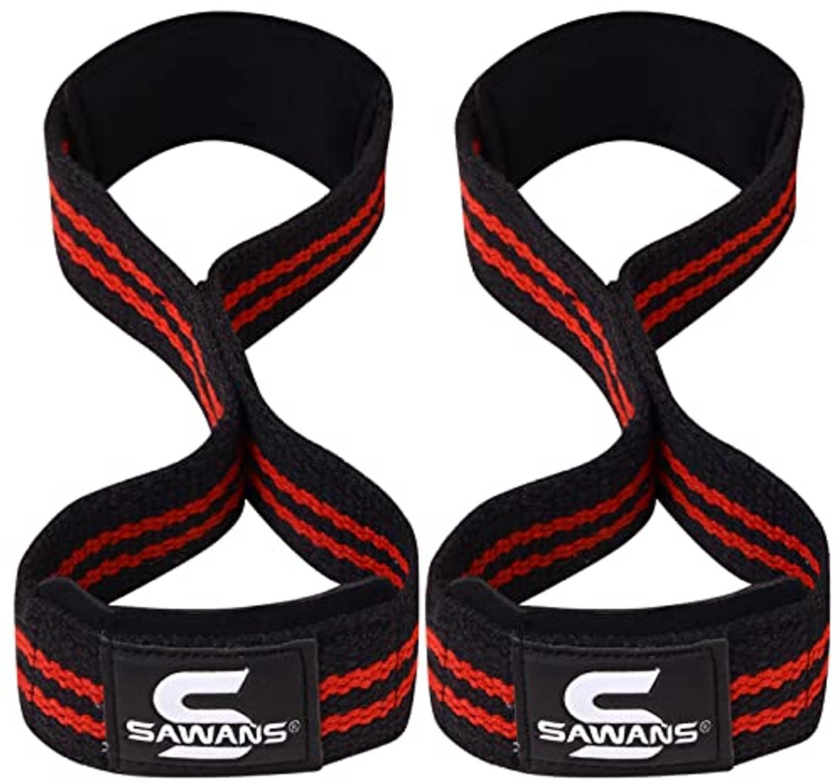 Gewatteerde Grip Hijsbanden Figuur 8 Polsbanden voor Bodybuilding Training