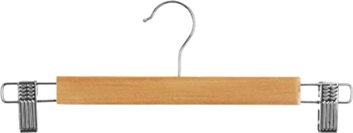 Set van 3 Houten en Metalen Klemmen voor Kleiding