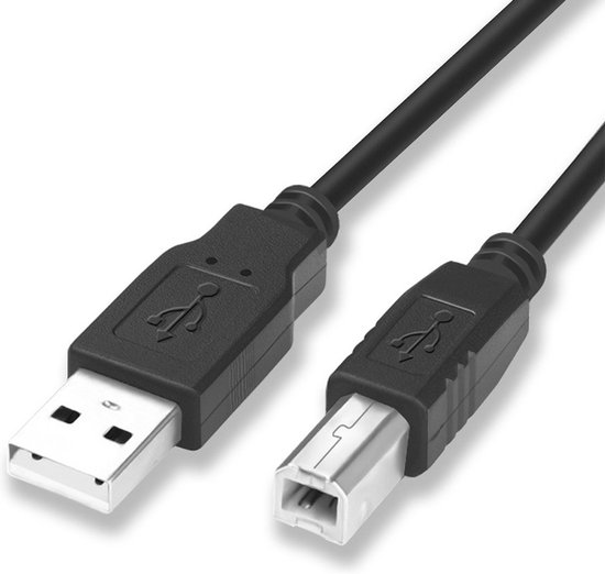 Câble d'imprimante - Câble Printer USB 2.0 - Câble pour Printer- 3 mètres