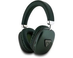 Guess Bluetooth Stereo Koptelefoon - Saffiano Triangle Logo - Kaki Groen