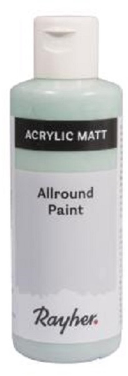 Rayher verf - kwaliteit hobbyverf - Acrylic - 80 ML - mat Eucalyptus