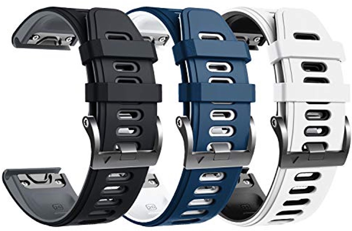 Siliconen Quick-Fit Horlogeband voor Garmin Fenix - 26 mm