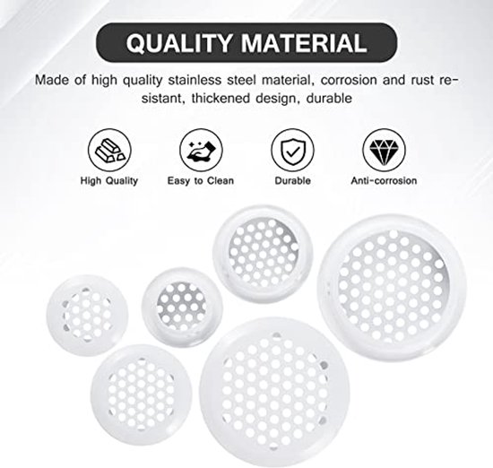 Herogo Lot De 4 Plaques Pizza Acier Inoxydable 30 Cm – Rondes, Alimentaires, Anti-déformation, Lave-vaisselle OK