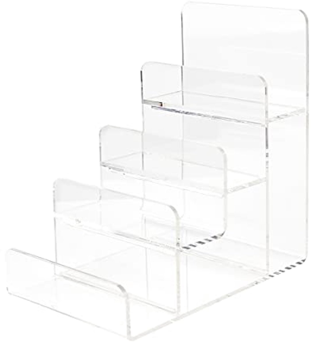 Transparante acryl displaystandaard voor cosmetica en sieraden - multifunctionele 4-laagse opbergrek
