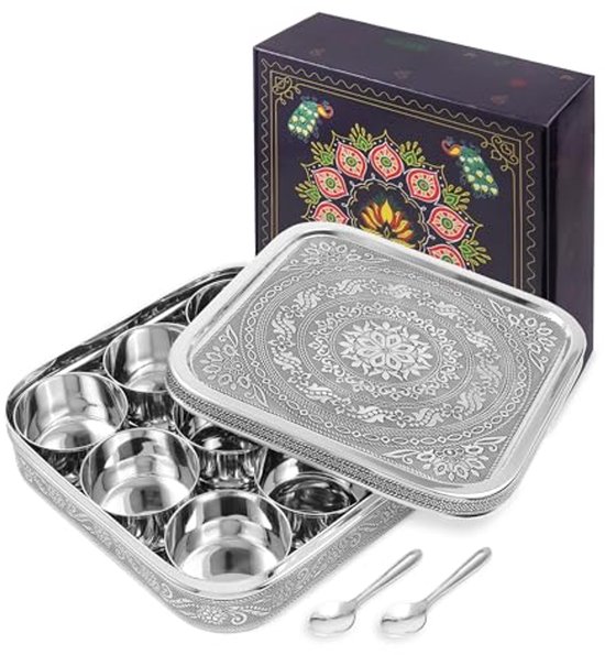 YADNESH Masala Dabba Masala Box, Roestvrijstalen Kruidenbox Containers Kruidencontainer YADNESH Masala Dabba Masala Box, Roestvrijstalen Kruidenbox Containers Kruidencontainer