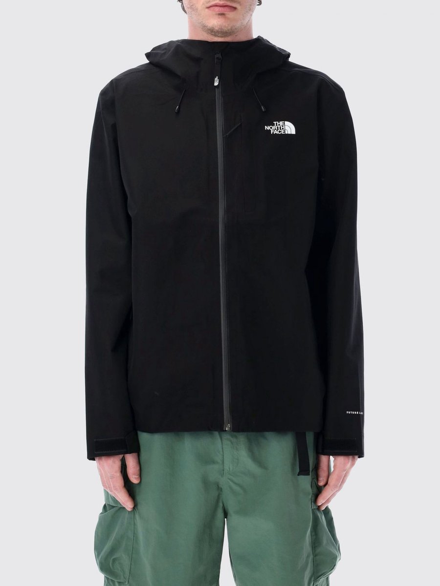Waterproof Breathable Outdoor Jacket with Hood for Enhanced Weather Zwart
