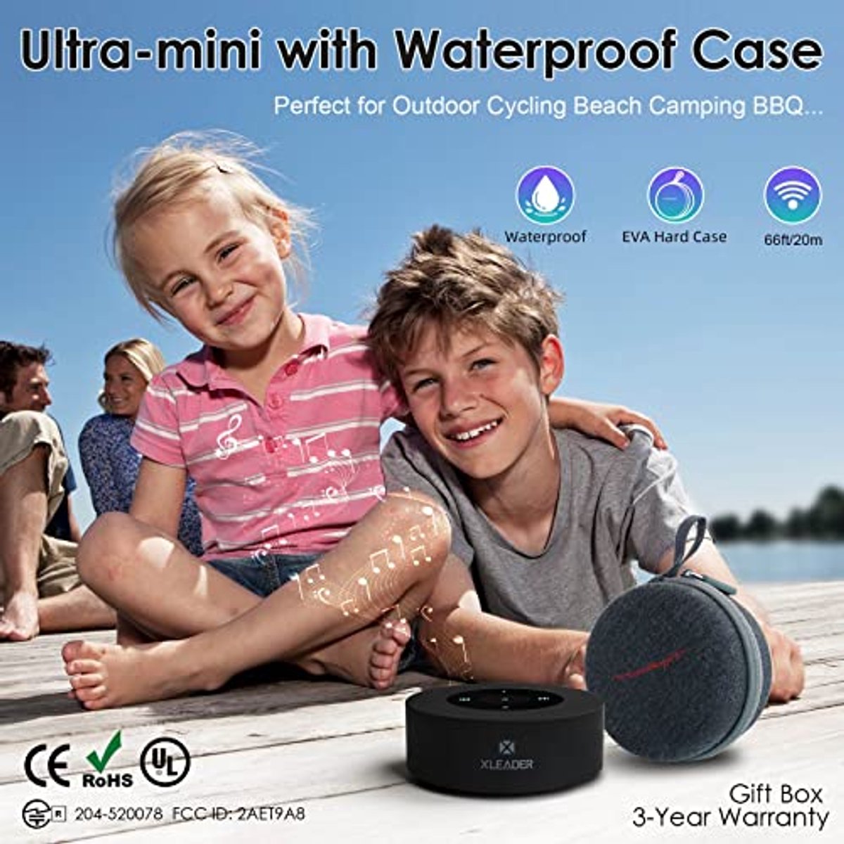 Draagbare Bluetooth-luidspreker met Touch Design en 15 uur speeltijd