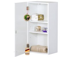 Witte Badkamerkast 60x30x20 cm - Compacte en Stijlvolle Oplossing voor de Badkamer