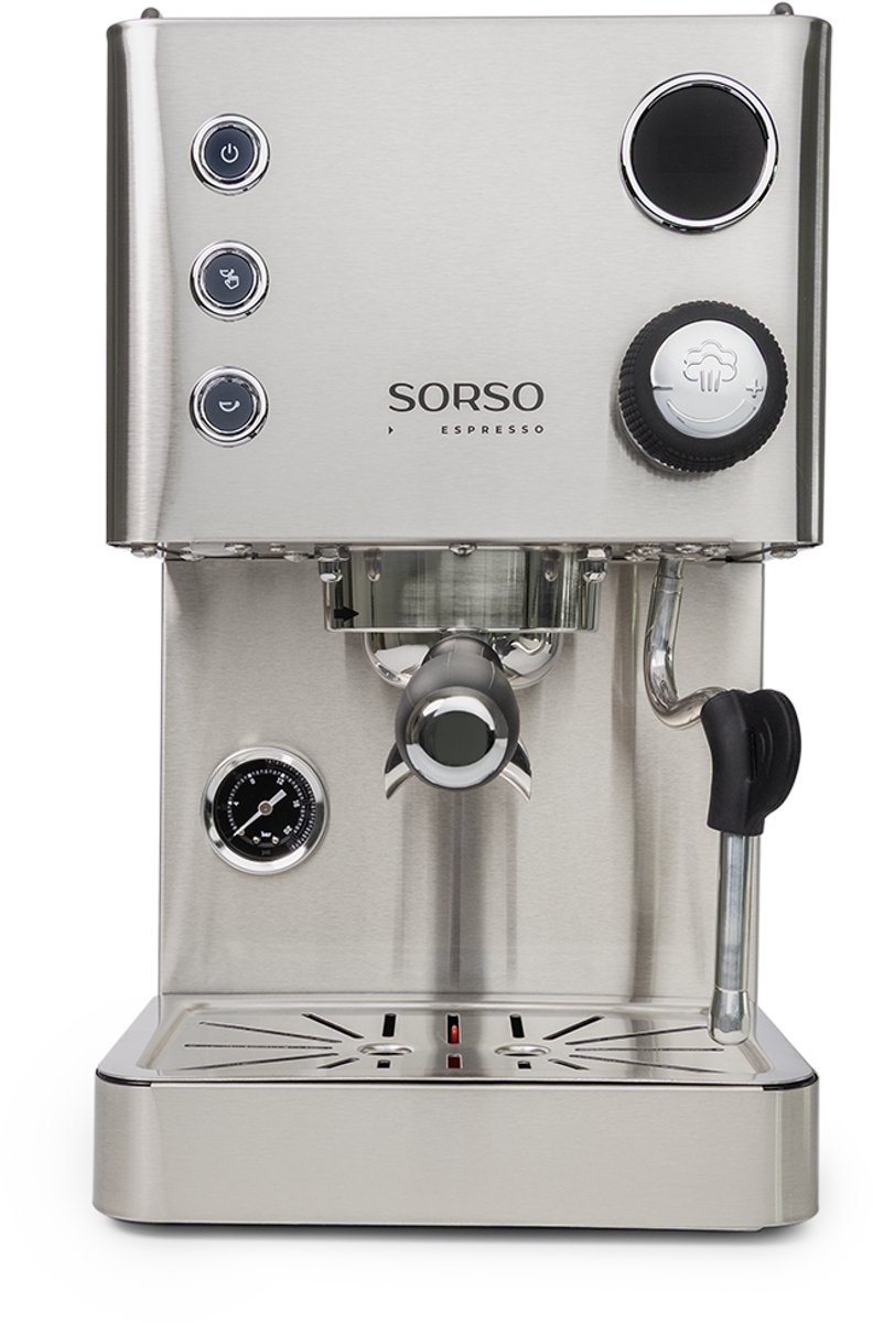 SORSO Espresso machine - Roestvrij staal