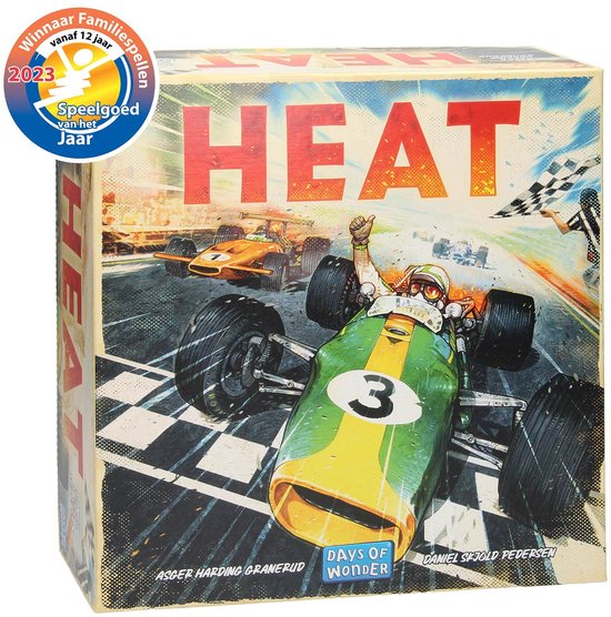 Heat Bordspel - Days of Wonder – Voor de echte race fans – Vanaf 10 Jaar – Strategisch bordspel