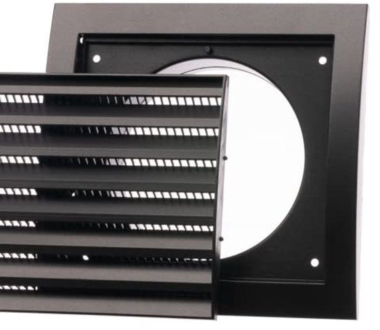 Ventilatierooster Zwart 45mm kopen