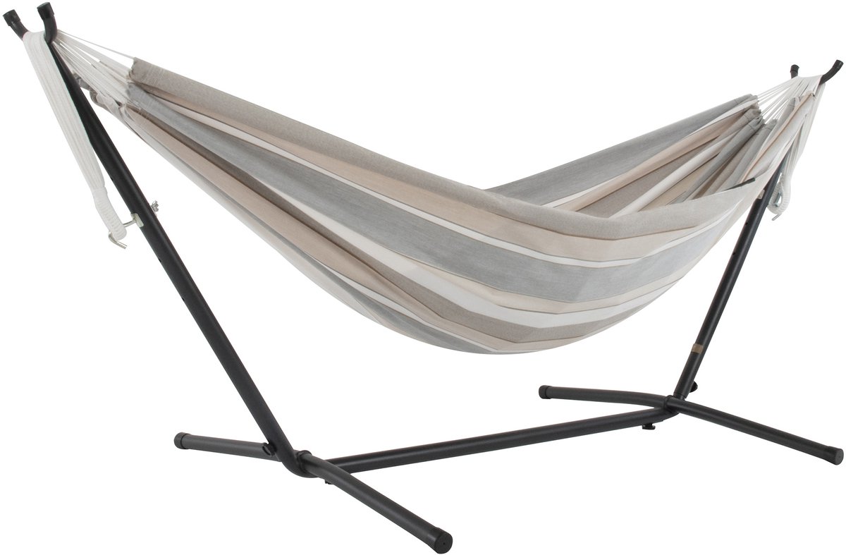 Vivere Sunbrella® Hangmat met Standaard - Dove