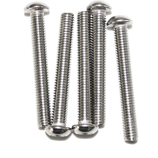 60 stuks lenskopschroeven, M4 x 10 mm, binnenzeskant, roestvrij staal