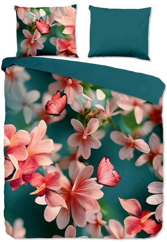 Pure Housse de couette "fleurs" - Multi - (140x200/220 cm) - Microfibre