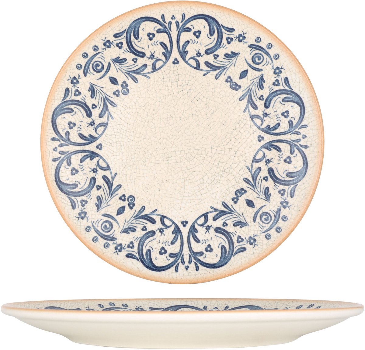 Bonna Dinerbord - Viento - Porselein - 27 cm - set van 6