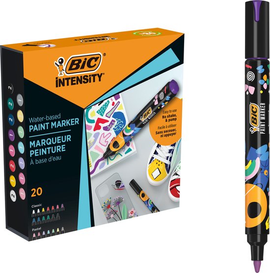 Lot de 20 Marker à peinture BIC
