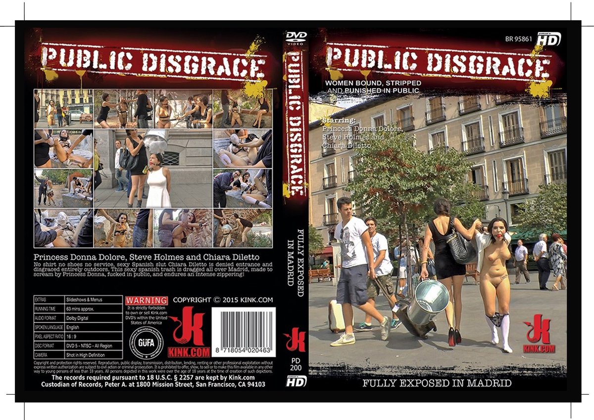 Public Disgrace - Fully Exposed In Madrid - PD200