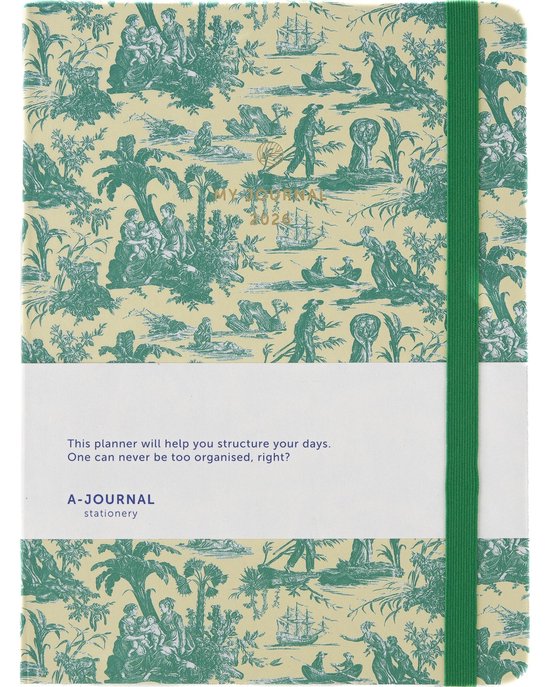 My Journal Agenda 2026 - Toile de Jouy Groen