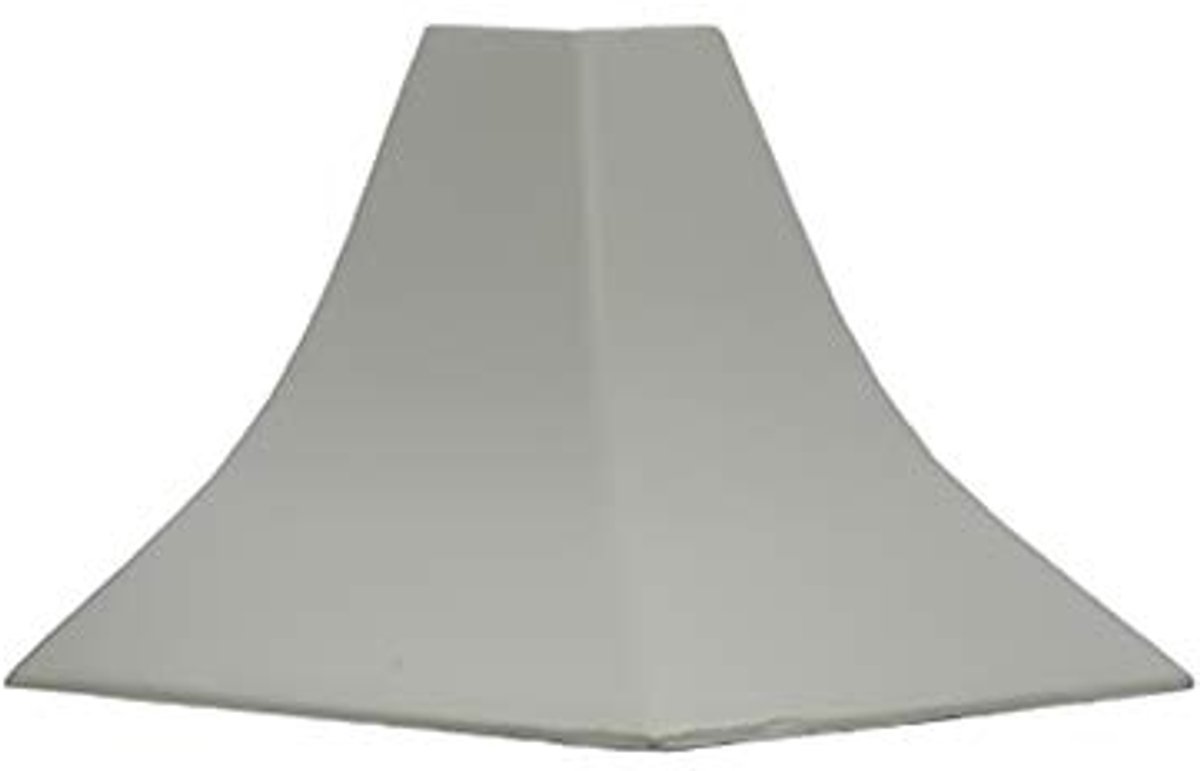 DQ-PP HOEKLIJST BUITENHOEK - Aluminium mat - 23 x 23 mm - PVC - Keukenlijst Werkblad Afwerkingslijst Lijst Keuken Keukenafwerkingslijst Wandafwerkingslijst Tafelbladlijsten