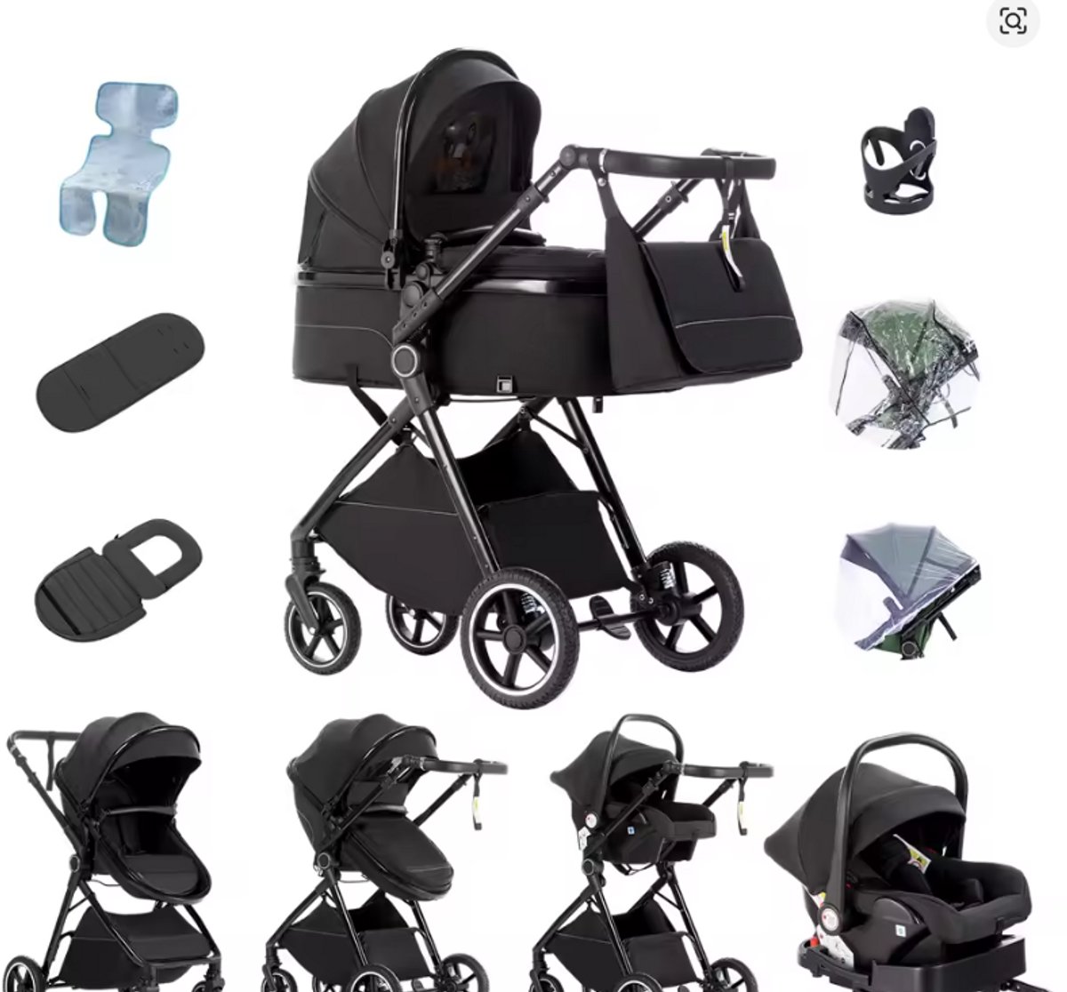 Lunola Lunola Oria Kinderwagen 3-in-1 - afbeelding 5