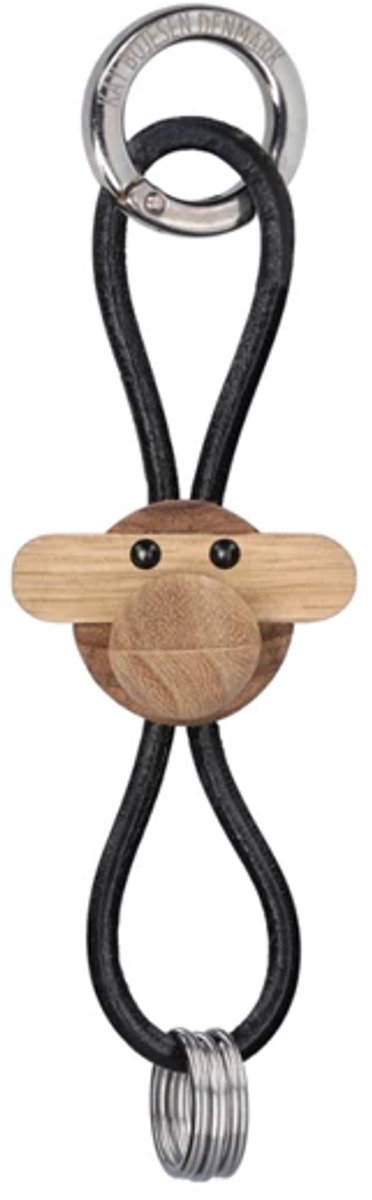 Kay Bojesen monkey sleutelhanger zilver