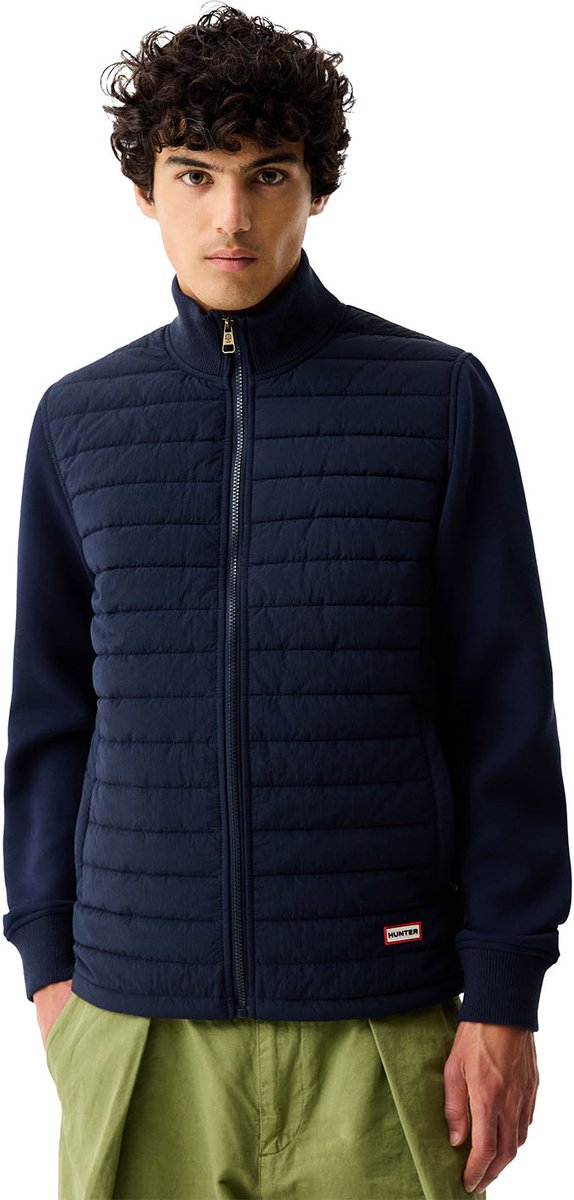 Hunter Men’s Hume Baffle Body Jacket Night Sky Blauw
