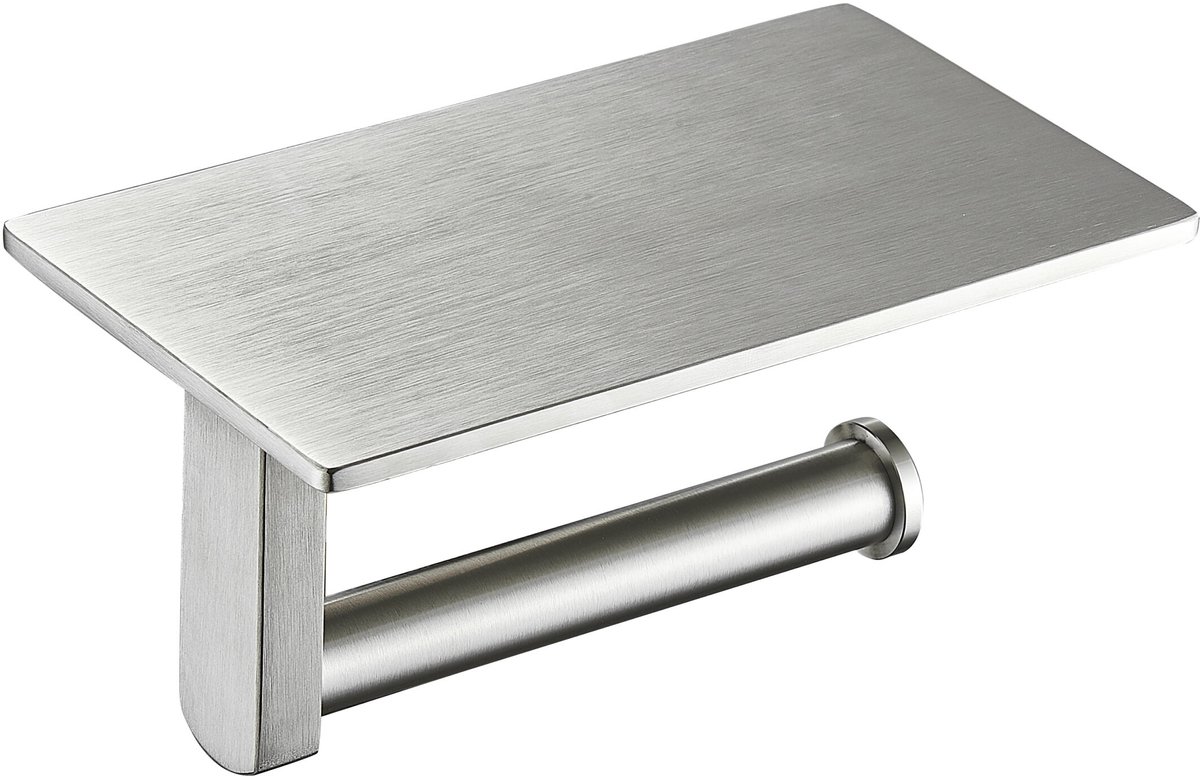 Toiletrolhouder 18 cm Rvs