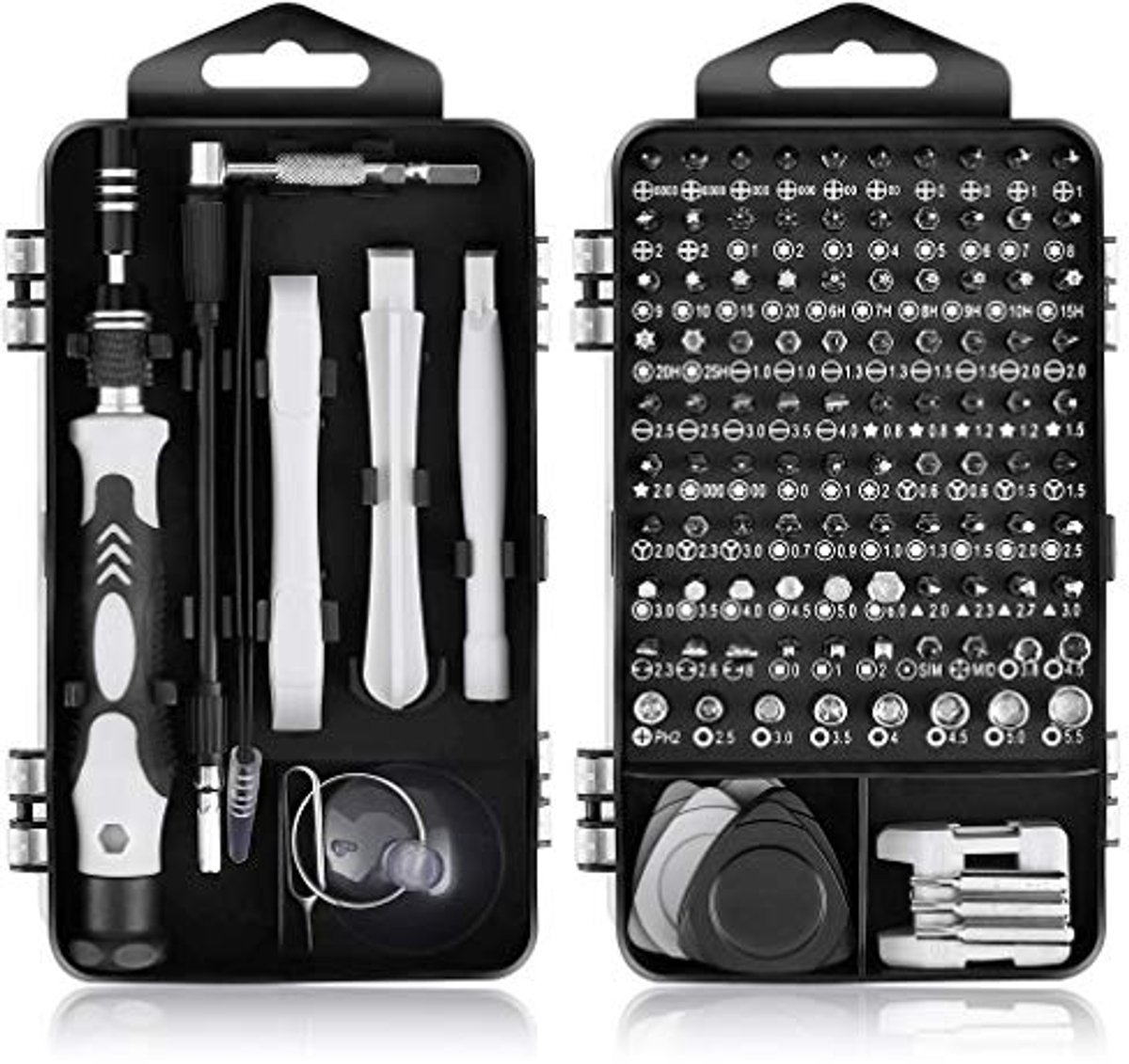 122 in 1 Mini Precisie Schroevendraaier Set voor Mobiele Telefoon en Laptop - Multifunctionele Reparatieset