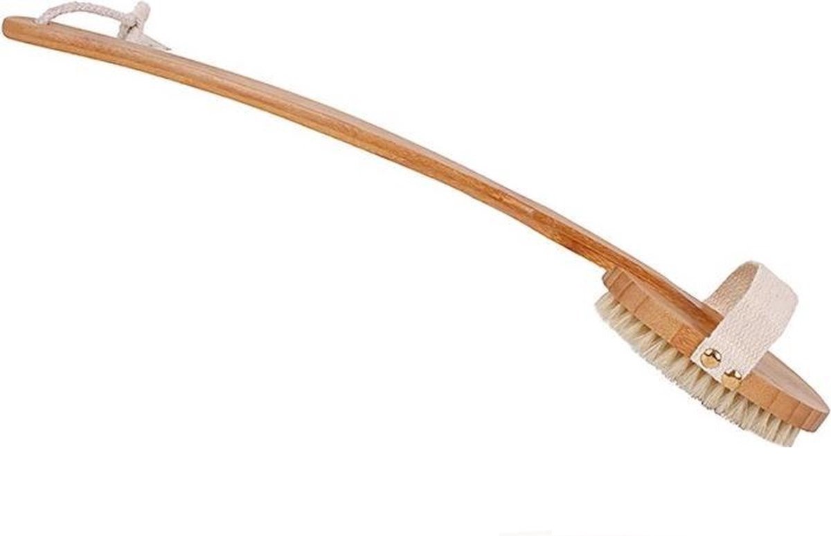 Scoby - Doucheborstel - Lichaamsborstel - Massage Scrubber - 41CM - Hout
