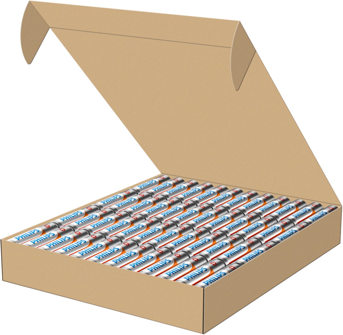 Philips Longlife Batterijen - AA - 96 stuks (6 Blisters a 16 st)
