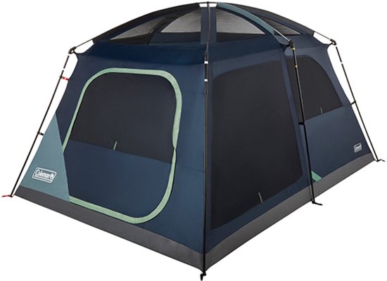 Coleman Skylodge 8 tent, 8 persoons kampeertent 366x290x199cm, kleur grijs blauw 13 KG fasmilietent — afbeelding 2
