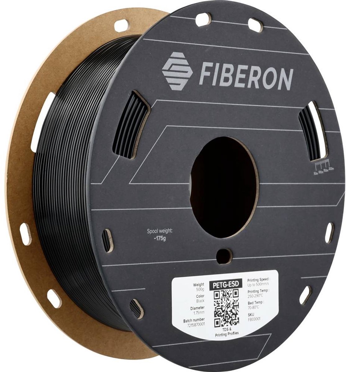 Polymaker FB03001 Fiberon™ PETG-ESD Filament PETG ESD ESD-veilig 1.75 mm 500 g Zwart 1 stuk(s)