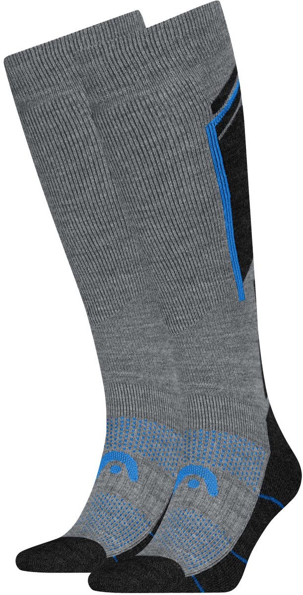 Head 2-pack Skisokken 701234950-002 Kleur Grijs